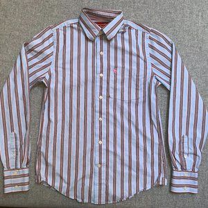 Mens Abercrombie & Fitch Long Sleeve Dress Shirt size Small